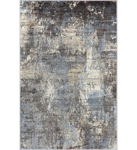 Eliana Home Baskılı, Yıkanabilir Kaymaz Taban Salon Halısı LNA1701 100x150 cm (Gri)
