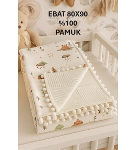 MÜSLİN BATTANİYE PİKELİ ÇİFT KAT