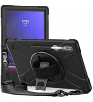 Galaxy Tab S8 Ultra Defender Standlı Koruyucu Kılıf (Siyah)