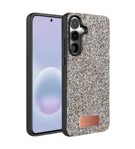 Onegif Samsung Galaxy A37 5g Bright Simli Kapak - Gümüş