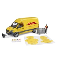1:16 Mercedes Benz, Sprinter DHL Kargo Aracı Oyun Seti (Karışık)