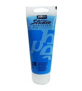 Pebeo Studio Akrilik Boya 100 ml. 28 Cerulean Blue 