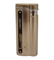 Black Martin Tek Torch Pürmüz Gümüş Metal Puro Çakmağı - TR7823