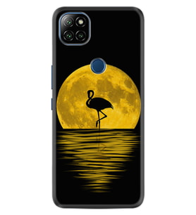 Casper E30 F20 X20 Kılıf Desemli Silikon Ay ve Flamingo 1775