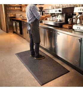 FlorONE Anti-Fatigue Mat Yorgunluk Önleyici İş Yeri Paspası - Siyah - 90x150