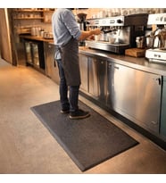 FlorONE Anti-Fatigue Mat Yorgunluk Önleyici İş Yeri Paspası - Siyah - 90x150