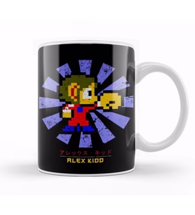 Alex Kidd Retro Japanese Kupa Bardak Porselen