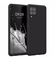 Microsonic Matte Silicone Samsung Galaxy A22 4G Kılıf Siyah