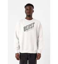 Mr Beast Make The World Beyaz Erkek 2ip Sweatshirt