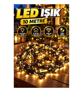 10 Metre Gün Işığı LED Işık Ağaç Süsleme Lambası Parlak ve Doğal Aydınlatma