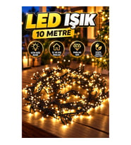10 Metre Gün Işığı LED Işık Ağaç Süsleme Lambası Parlak ve Doğal Aydınlatma