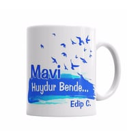 Mavi Huydur Bende Edip C Kupa Bardak