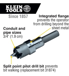 Küçük Tools 1 – 1/8 Inç Sert Metal-Delik Açıcı, 31850