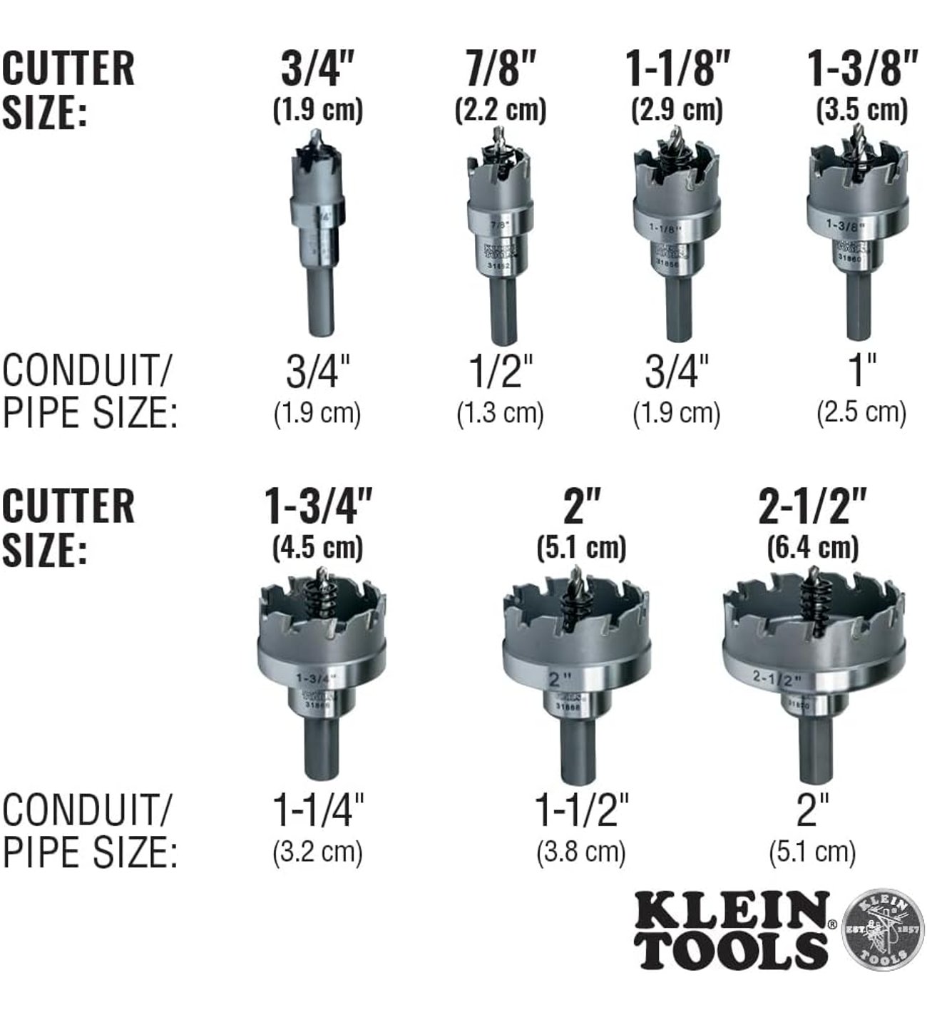 Küçük Tools 1 – 1/8 Inç Sert Metal-Delik Açıcı, 31850