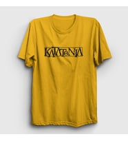 Presmono Unisex Sarı Logo Katatonia T-Shirt 89847tt (Sarı)