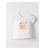 Nk Smiling Tshirt 31600 Ekru Mavi