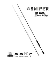 Fujin Sniper 270cm 10-30gr Spin Kamış FSN-902ML