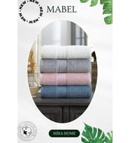 4 Lü El Yüz Havlu Seti %100 Pamuklu 50x85 Cm Mabel (Koyu Mavi)