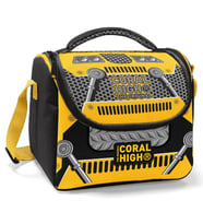 Coral High Erkek Çocuk İlkokul Beslenme Çantası, Siyah Sarı Robot, Isı Yalıtımlı