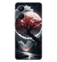 Xiaomi Poco X7 Pro Kılıf Boutique Baskılı Resimli Ağaç ve Ay Pcode -057