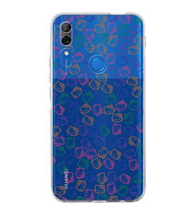 Huawei P Smart z  Kamera korumalı Kapak Hello Kitty Tasarımlı  Şeffaf Kılıf
