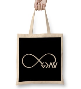 Christian God Is Greater Than Highs And Lows Infinity Bez Çanta Uzun Saplı