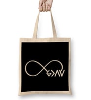 Christian God Is Greater Than Highs And Lows Infinity Bez Çanta Uzun Saplı