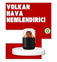 Mey İthalat® Volkanik Tasarımlı LED Işıklı Ultrasonik Nemlendirici