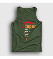 Presmono Unisex Haki Judge Tupac Shakur Atlet 45955tt (Haki)
