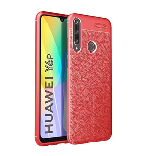 Huawei Y6p Kılıf Auto Focus Kapak - Kırmızı