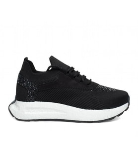 Flet 305 Siyah-Beyaz Kadın Spor Sneaker