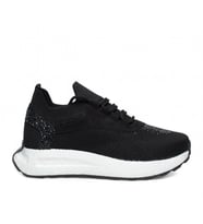 Flet 305 Siyah-Beyaz Kadın Spor Sneaker