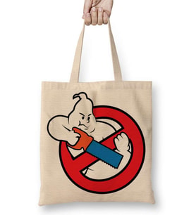 Ghostbusters Bustin Out Bez Çanta Uzun Saplı