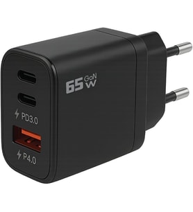 65W GaN Type-C + USB-A Hizli Sarj Adaptörü