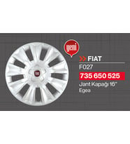 FIAT EGEA JANT KAPAĞI -1 ADET (  FIAT EGEA) 16 JANT  735650525