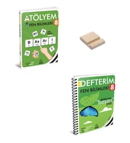 Lgs 8. Sınıf Fen Bilimleri Atölyem ve Defterim + Telefon Standı