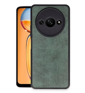 Newface Xiaomi Redmi A3 4G Kılıf Aras Deri Kapak - Koyu Yeşil