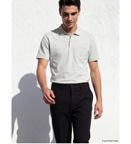 LCWAIKIKI Classic Gri Polo Yaka Pike Erkek Tişört