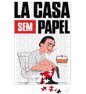 La Casa Sem Papel Puzzle 240 Parça Yapboz