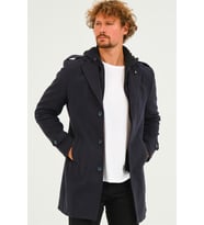 PLT8401 DEWBERRY ERKEK PALTO-DİAGONAL LACİVERT