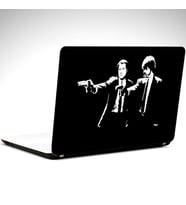 Ucuz Roman Siyah Beyaz Laptop Sticker 19 inch (40,5X27CM)