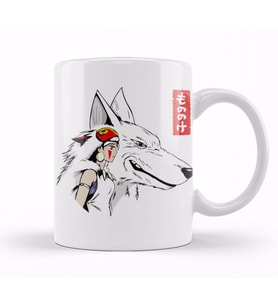 Princess Mononoke Kupa Bardak Porselen