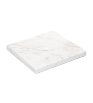 Dekoratif Sunumluk Gri Dalgalar Doğal Mermer Taş - 20x20 cm