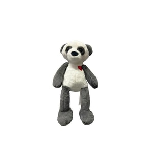 Halley Oyuncak Uzun Bacaklı Panda Peluş 30 Cm (Gri)