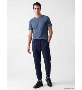 LCWAIKIKI Classic Lacivert Regular Fit Erkek Jogger Eşofman Altı