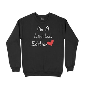 Limited Edition Siyah Sweatshirt