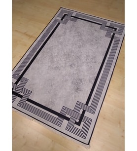 HALIMARKA 4344 GRİ MAKİNEDE YIKANABİLİR ŞÖNİL KİLİM 120X180 CM