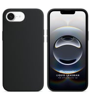 Microsonic Apple iPhone 16e Kılıf Liquid Lansman Silikon Siyah (Siyah)