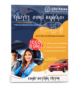 🚗 EHLİYET SORU BANKASI (ÇÖZ–KAZAN)  1000 SORU