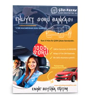 🚗 EHLİYET SORU BANKASI (ÇÖZ–KAZAN)  1000 SORU